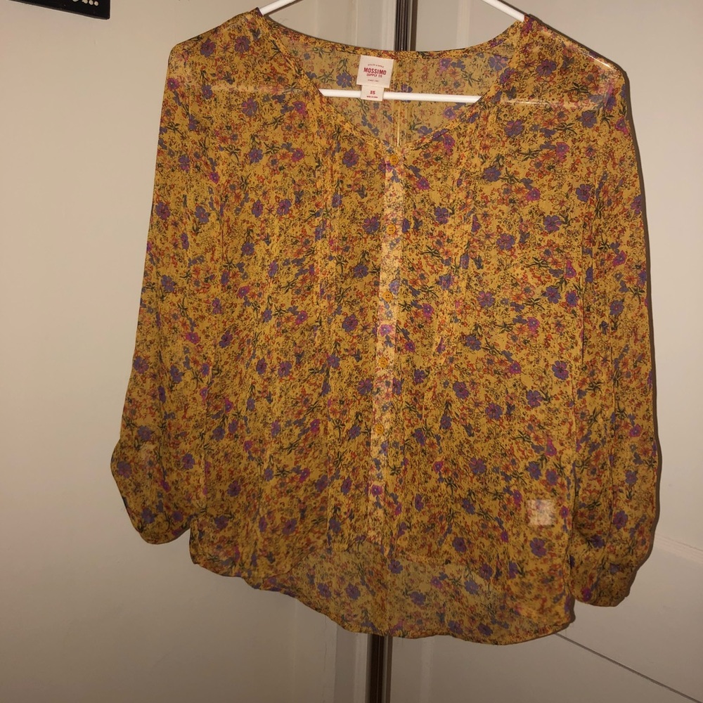 3:4 sleeve loose, light blouse